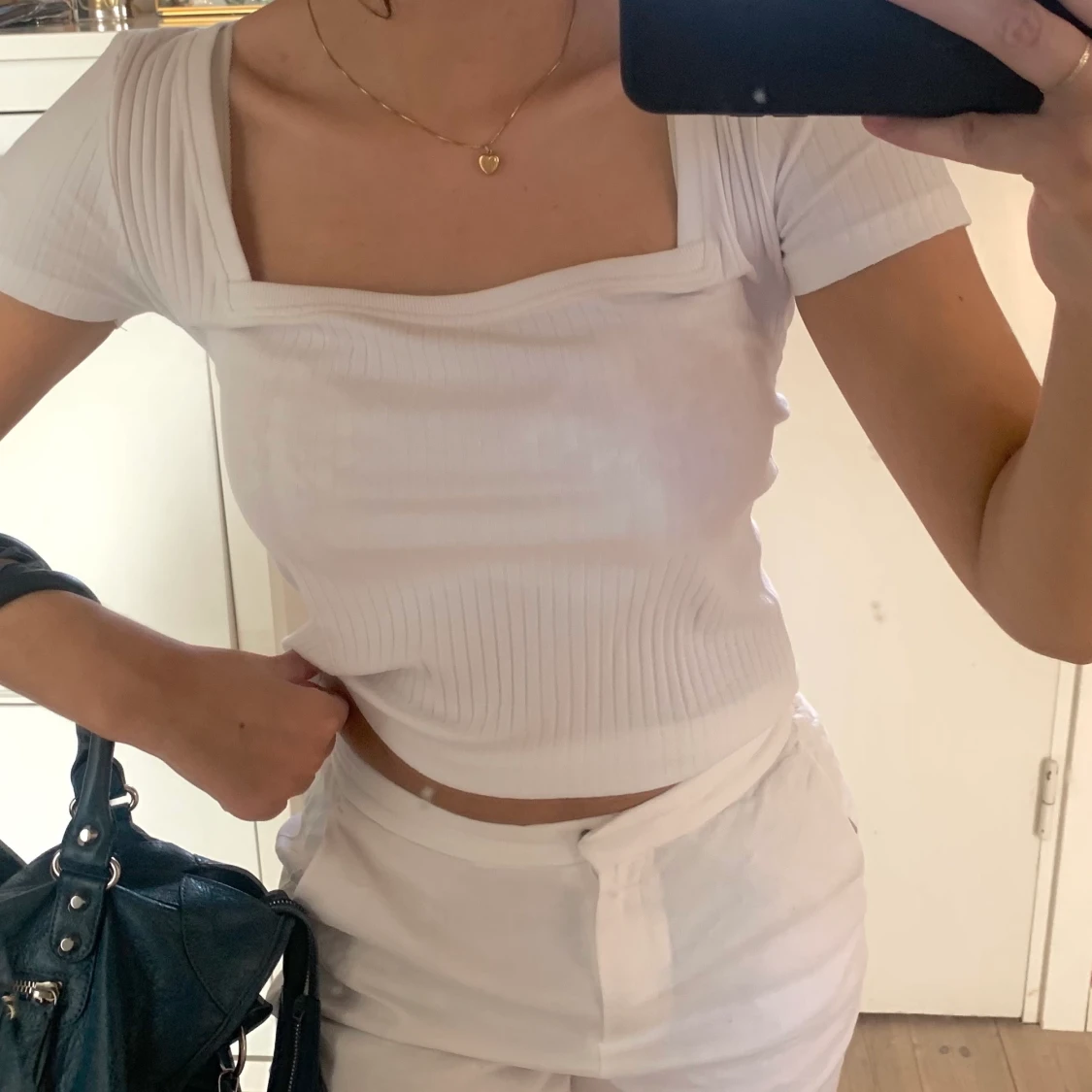 Vit zara tröja - 90