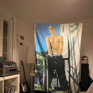 Tygaffich Eminem - Tygaffich med eminem på:) bra skick finns dock omärkbara fläckar från kludd på ena sidan på kanterna.💓 Frakt kostar 51.
