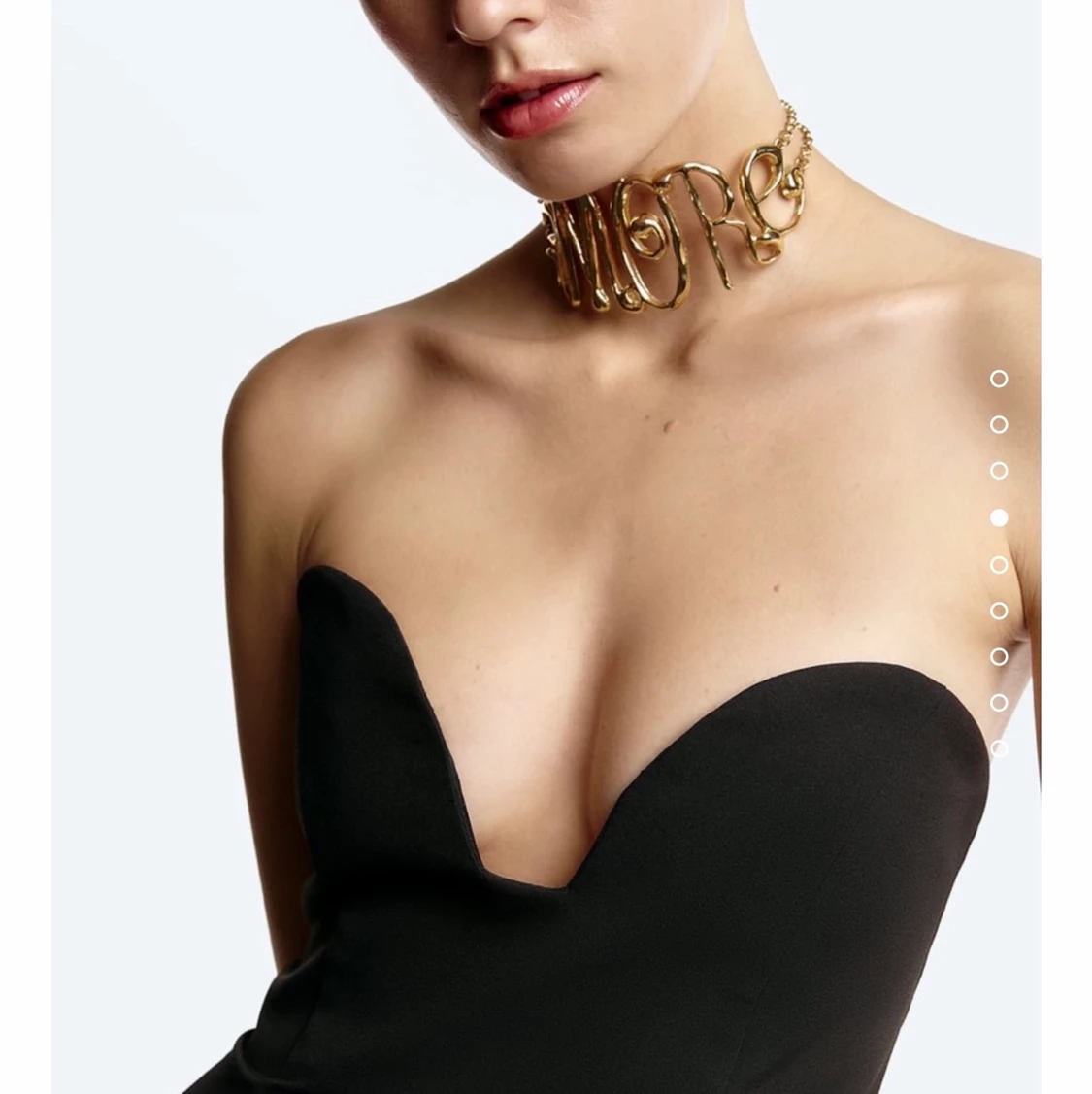 Hjärtformad miniklänning - 90