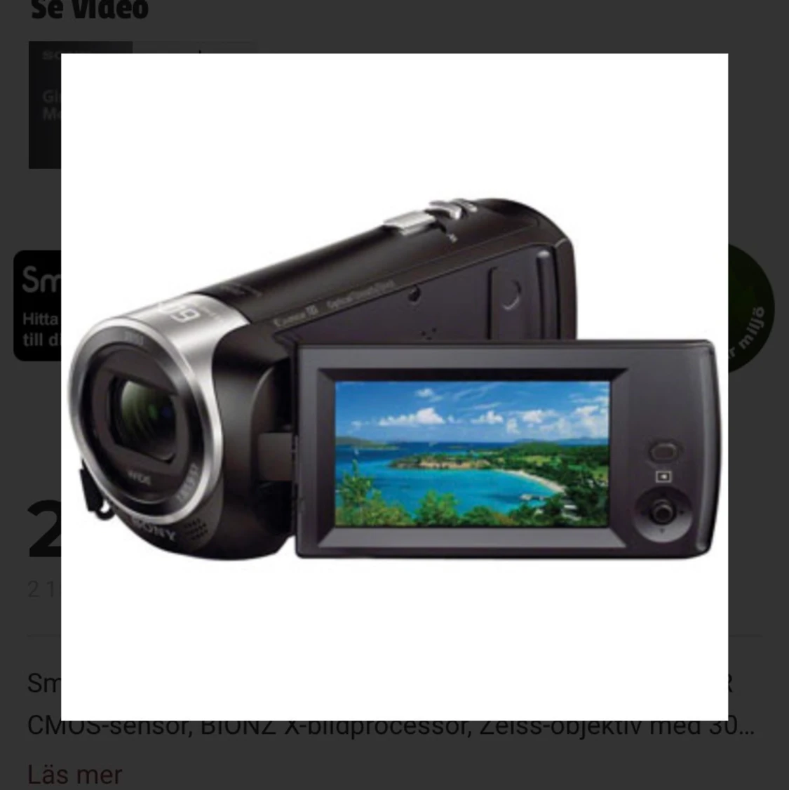 Camcorder videokamera