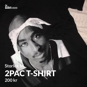 2pac t-shirt  - Kan skicka flera bilder.  Aldrig använd