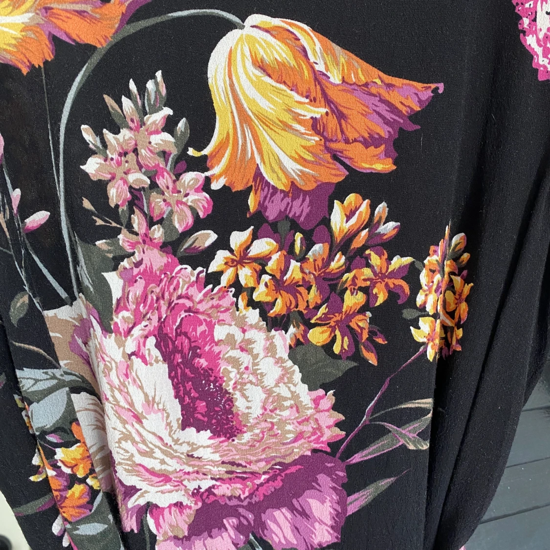 Blommig klänning  - 91