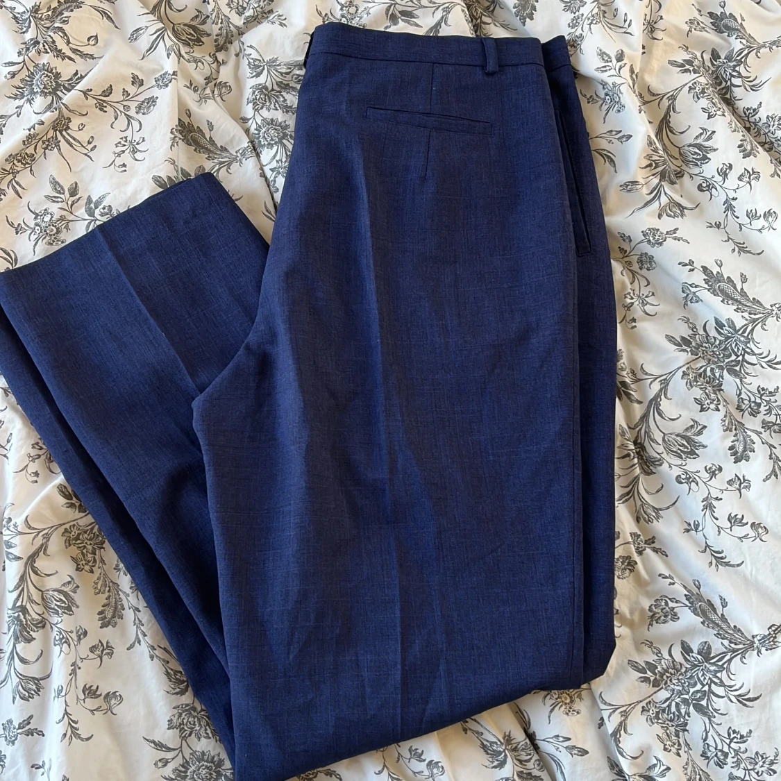 Lindex Marinblå Kostymbyxor  - 90