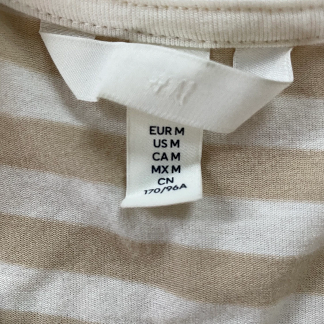 Långärmad randig tröja  - 91