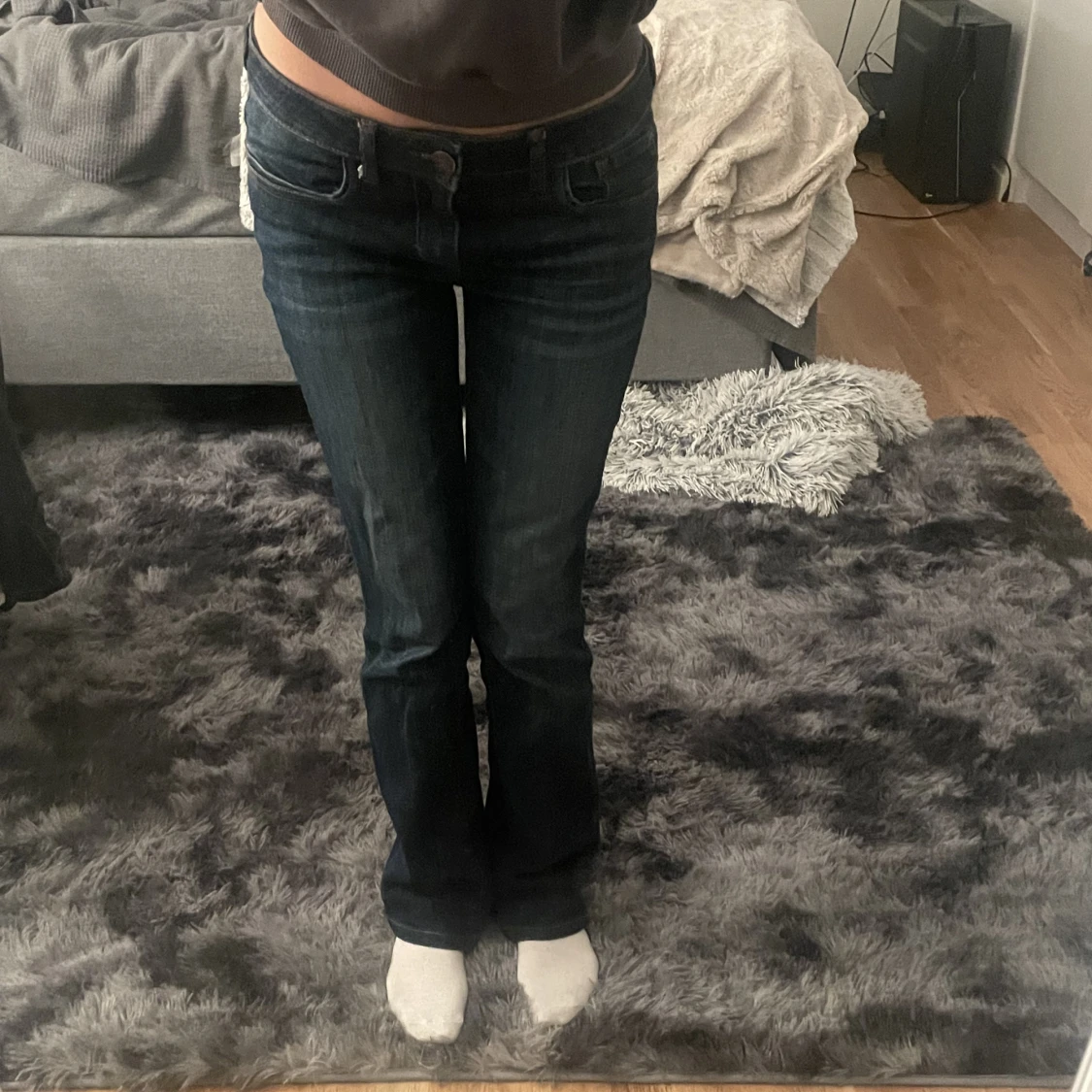 Vintage low waist bootcut jeans - 91