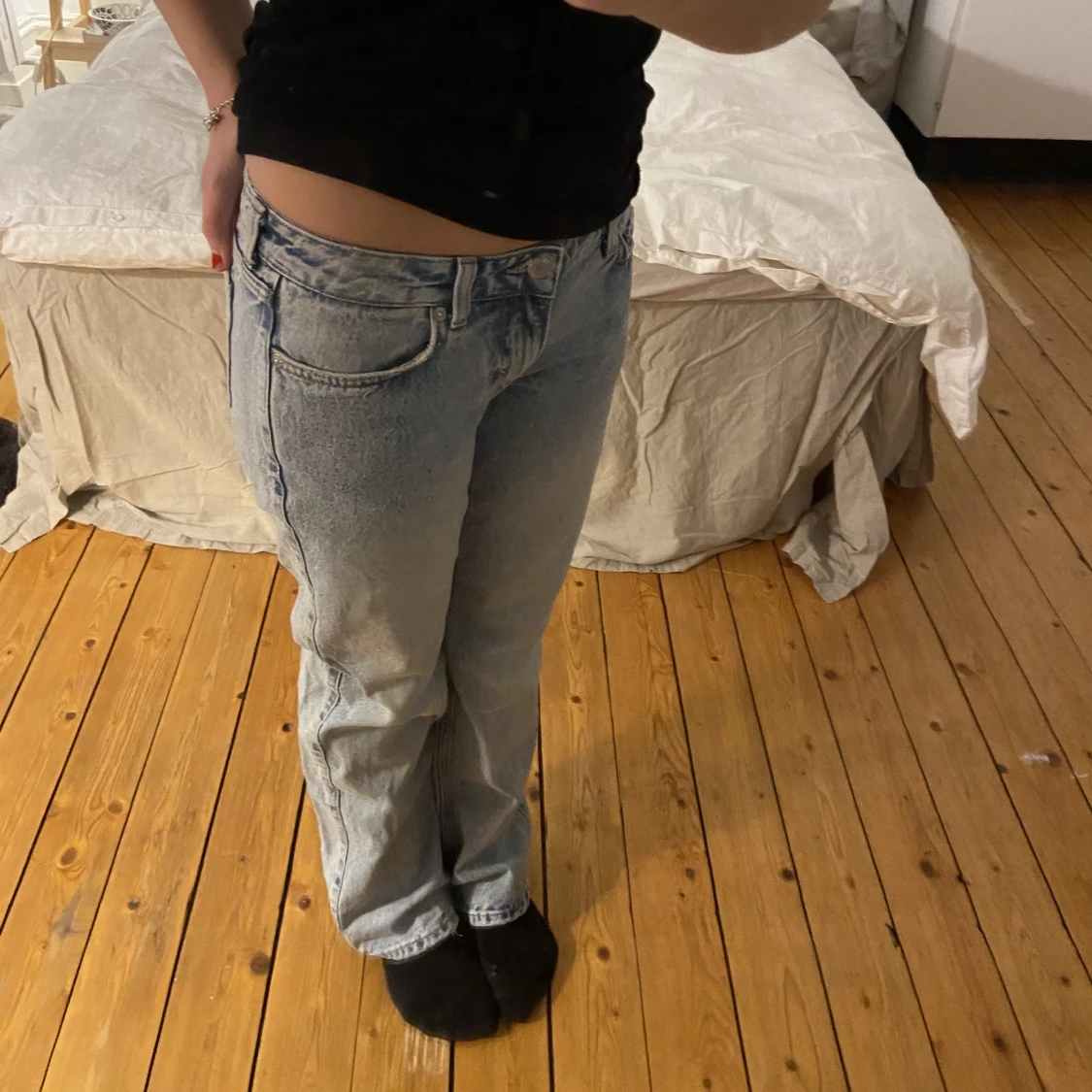 Lågmidjade jeans  - 90