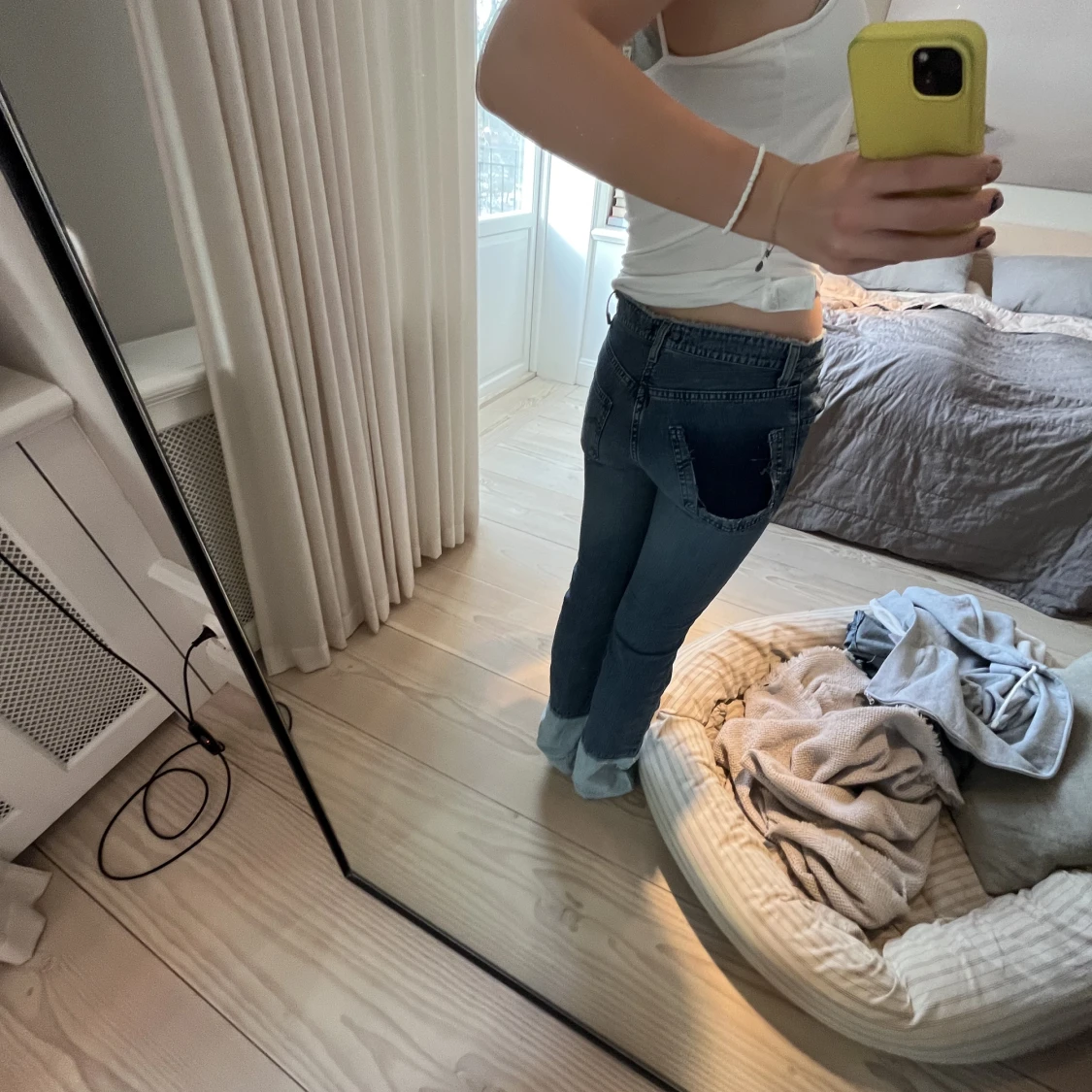 Energie blå bootcut jeans  - 91