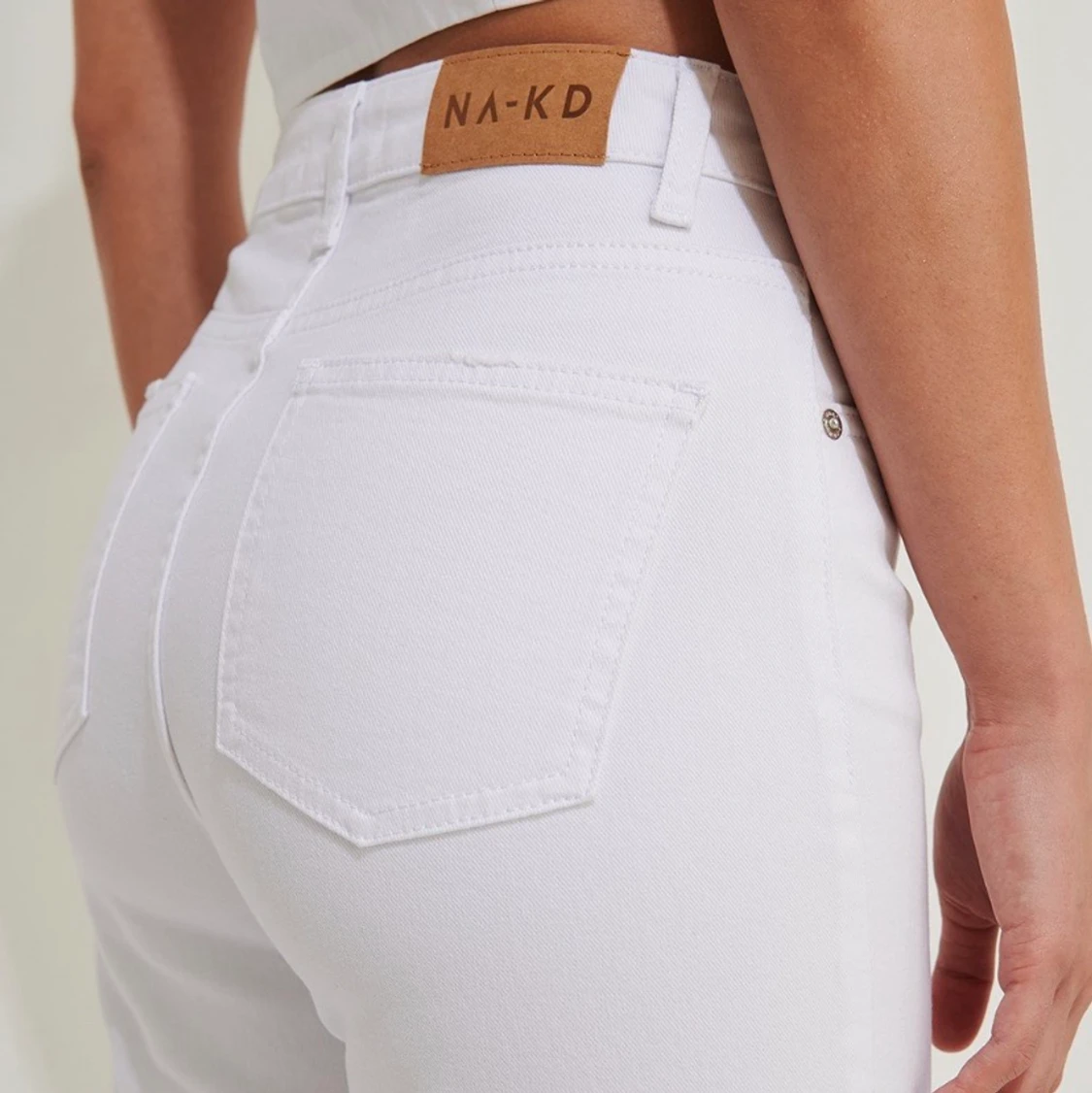 Vita jeans från Moa Mattson X NA-KD  - 1