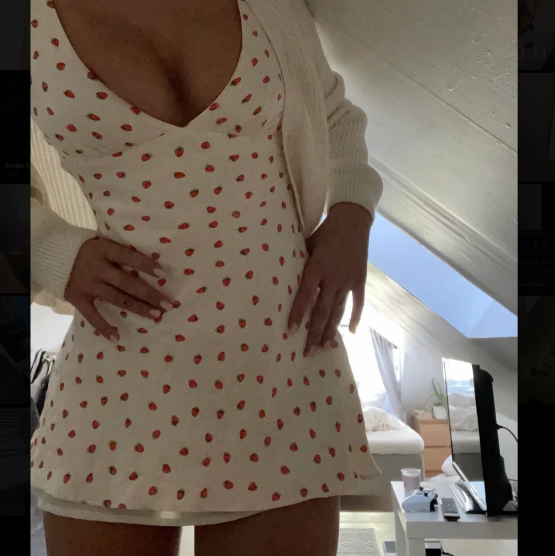 Zara jordgubbsklänning🍓🍓