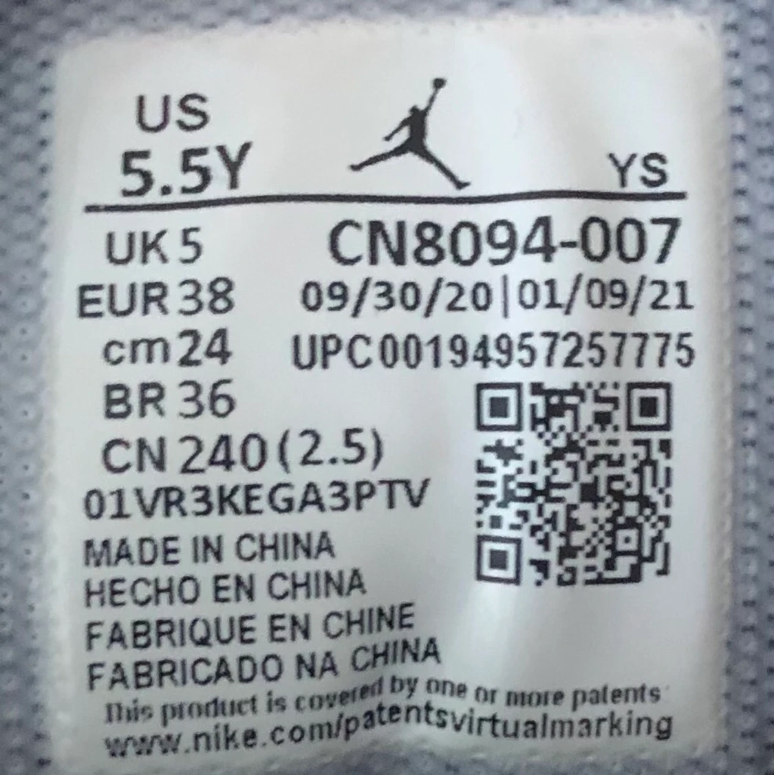 Jordan Max aura 2 storlek 38