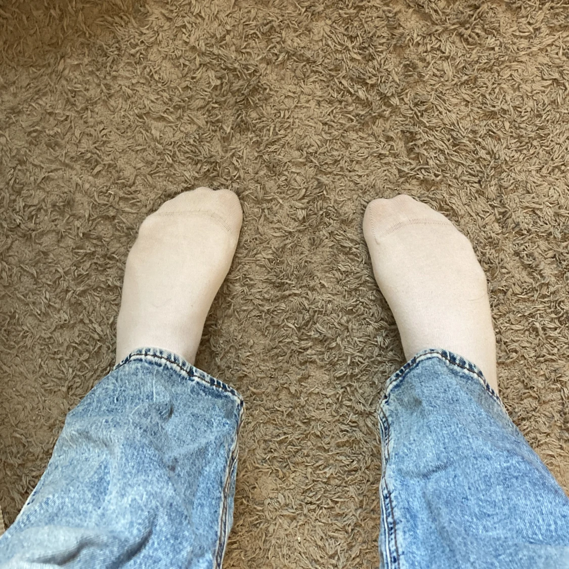 Blue wide led jeans - 91