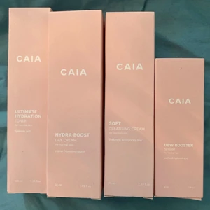 Caia skin  - Hej, jag säljer oanvänt  NORMAL SKIN COLLECTION, från caia skin 💕 den innehåller - Cleanser - Toner - Serum - Dagkräm Du väljer frakten själv och betalar för den. 