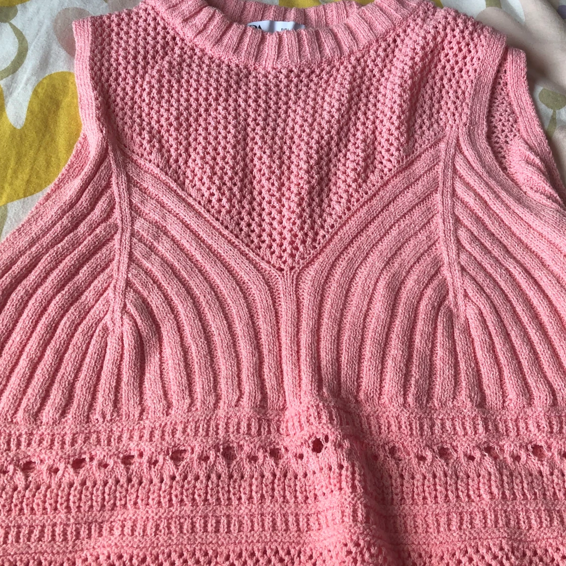 Stockad rosa väst från zara💕