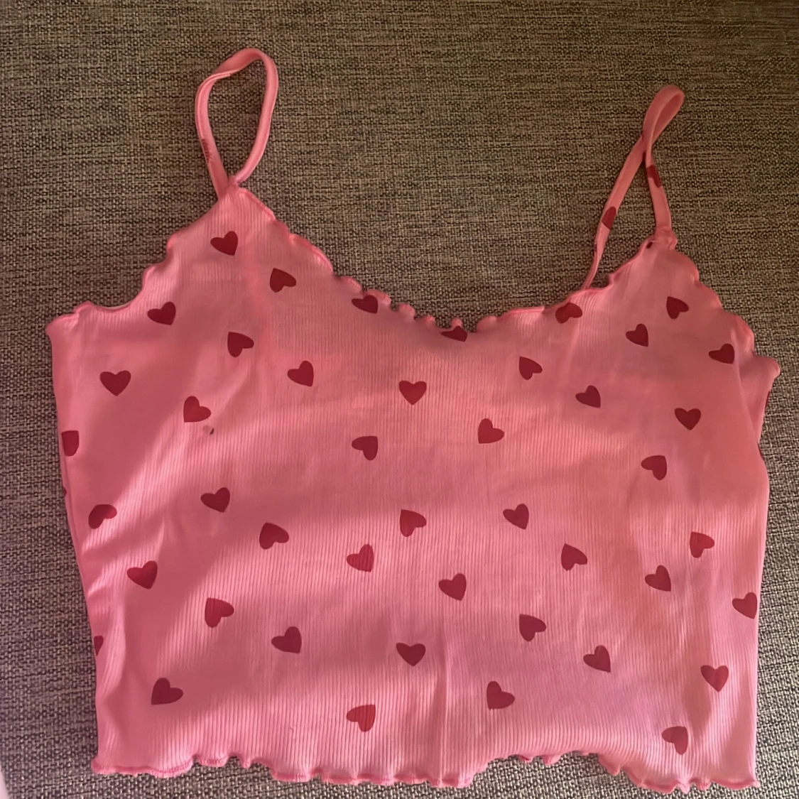 Rosa linne med hjärtan💕❤️