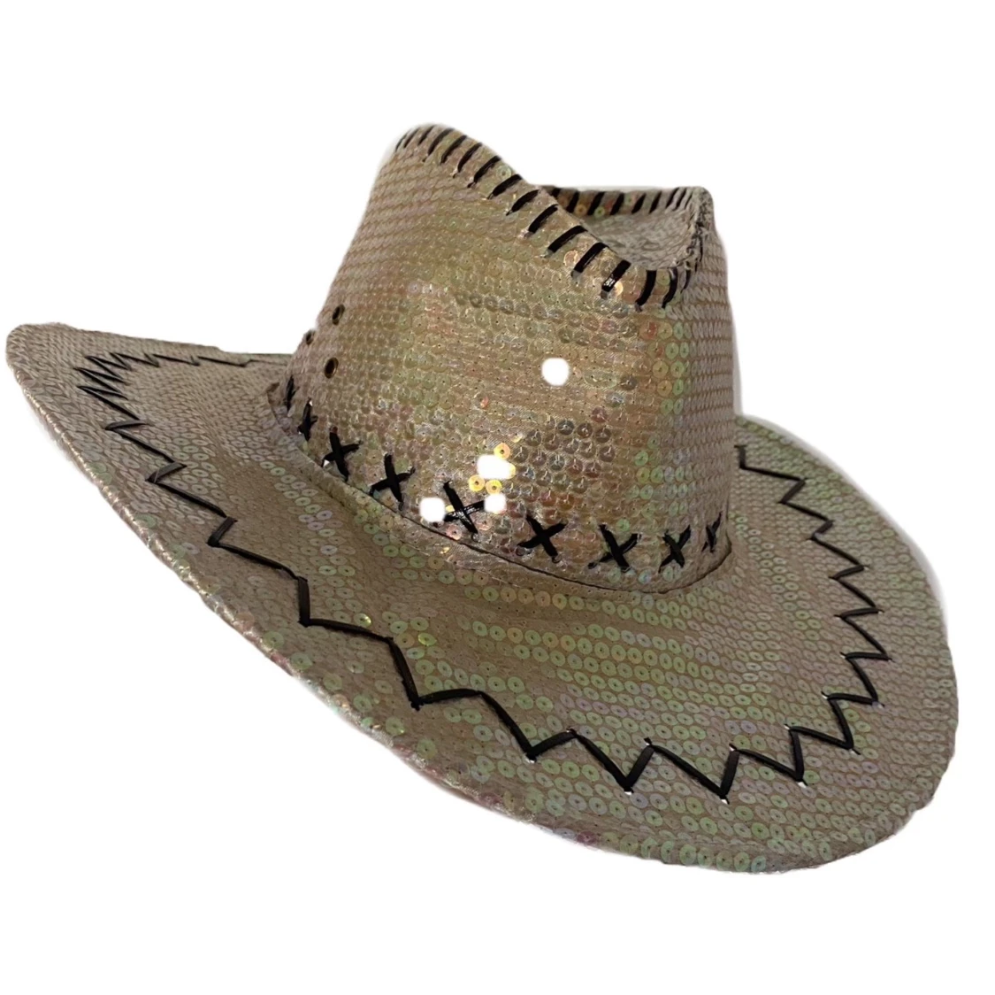 cowboyhatt med paljetter