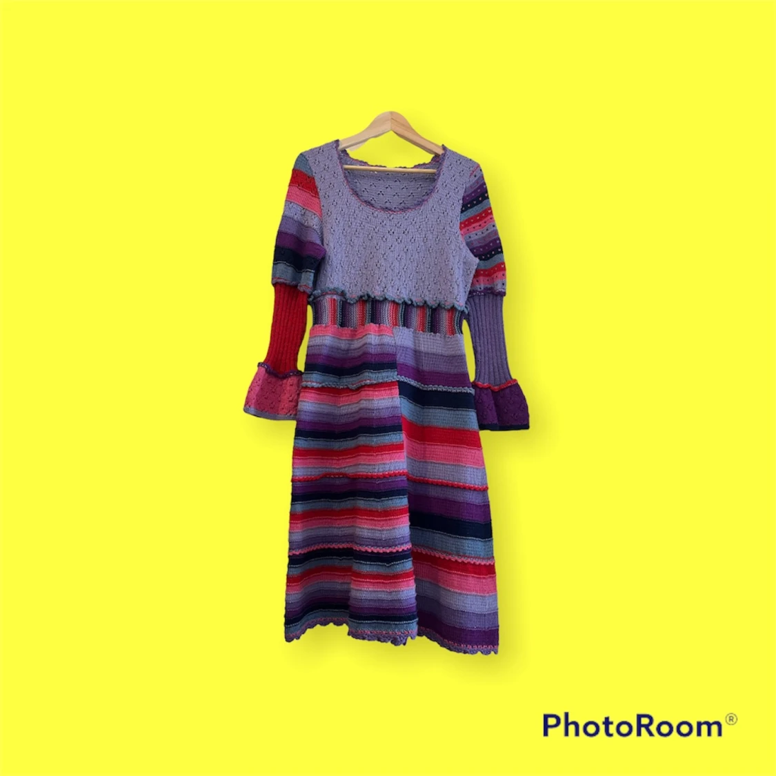 Handstickad klänning 