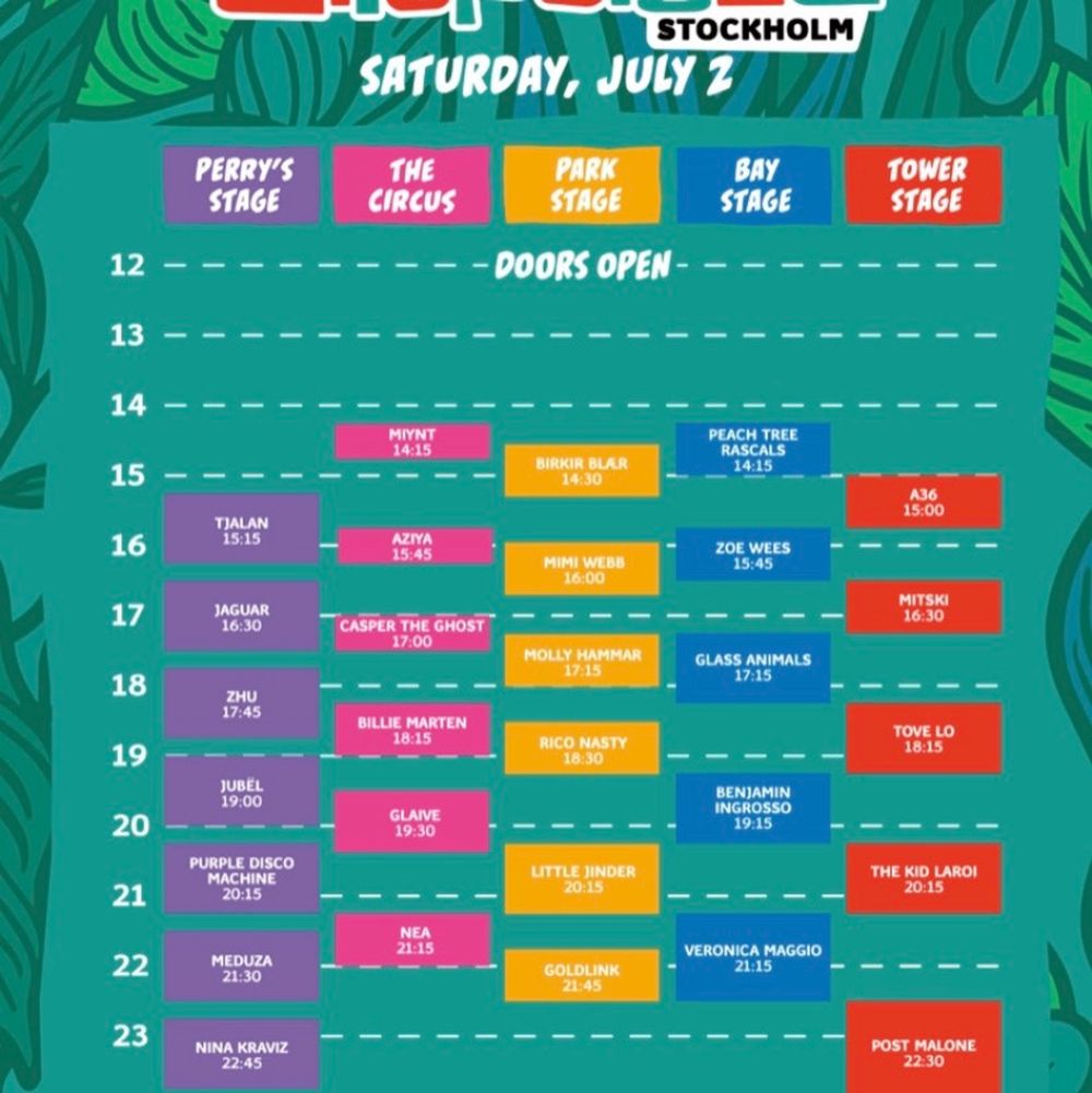 LOLLAPALOOZA BILJETTER🫶🏼🍓💐🧚🏼‍♂️ Plick Second Hand
