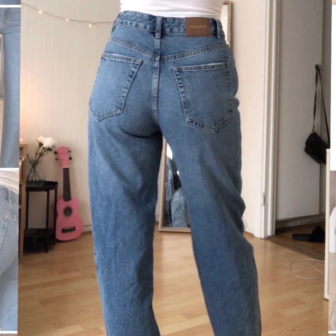 Slouchy Jeans med hög midja - Pull & Bear - 91