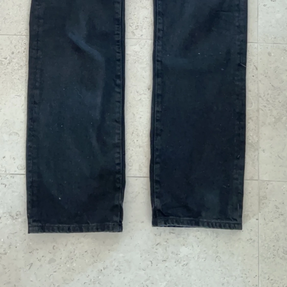 Svarta lågmidjade jeans - 90