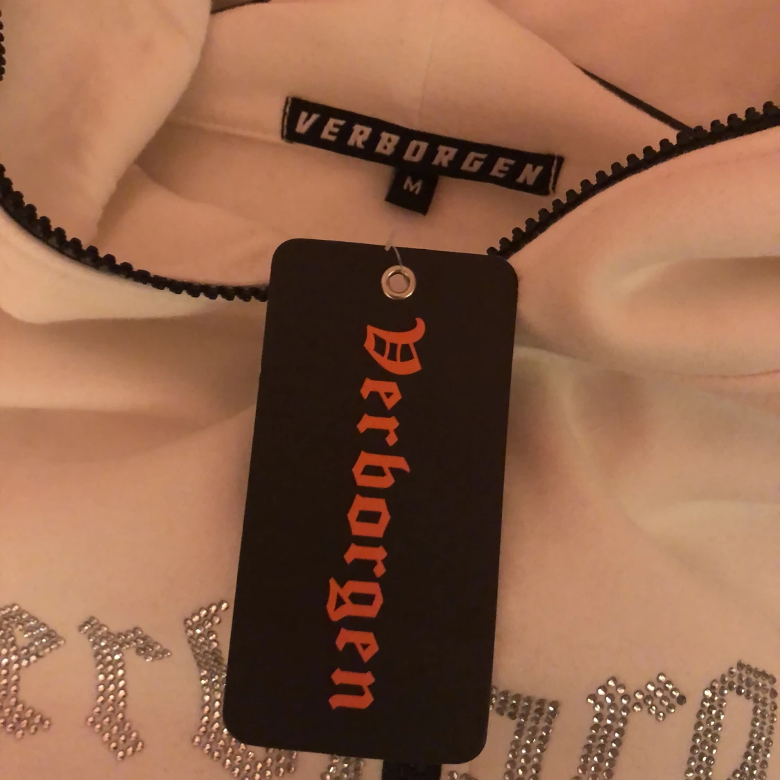 Verborgen Fullzip Rhinestone - 90