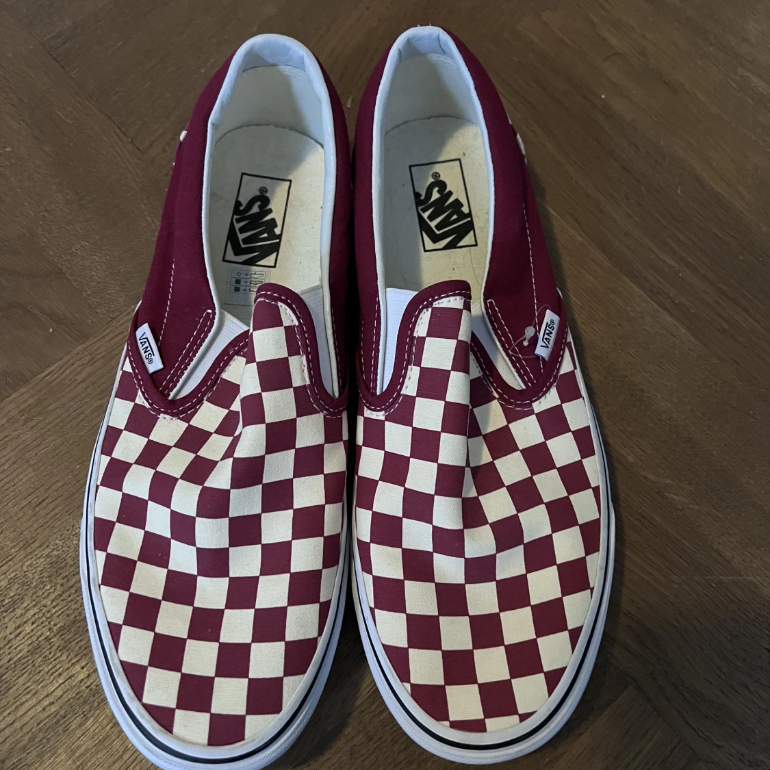 Vans checkerboard slip-ons