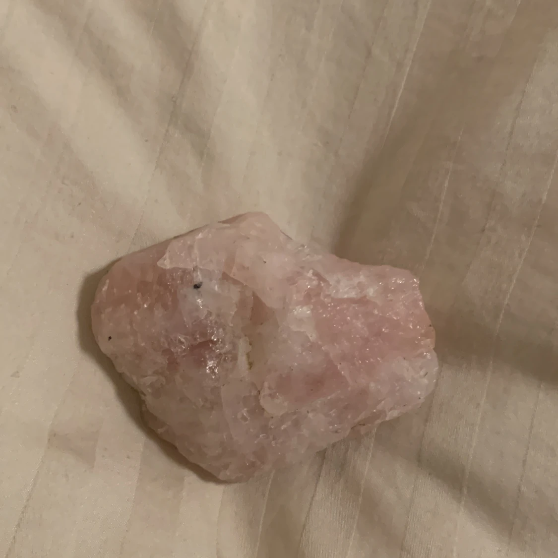 Rosenkvarts kristall 