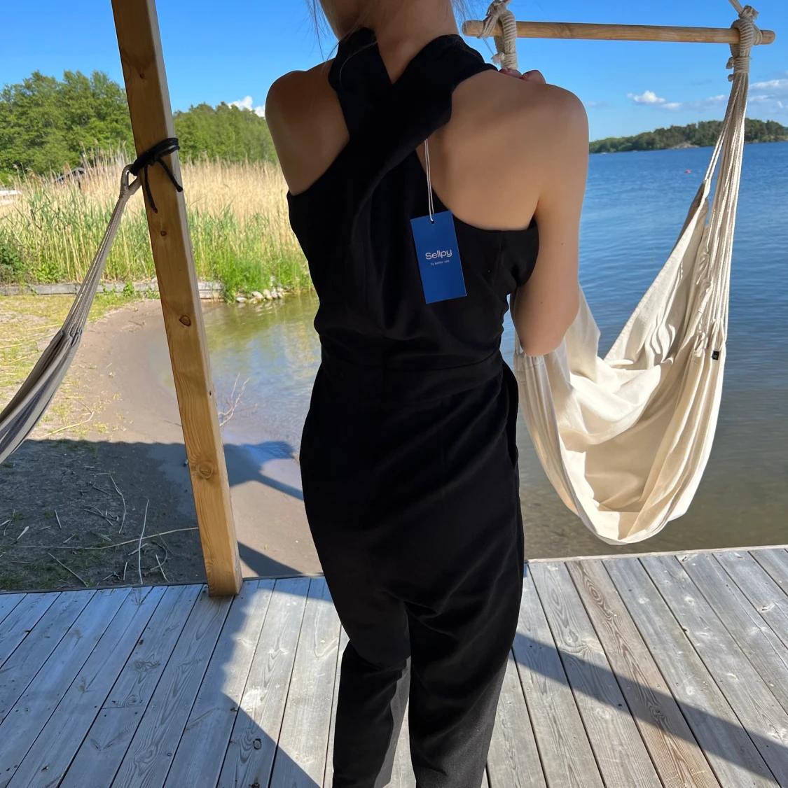 Festlig byxdress från Gina  - 91