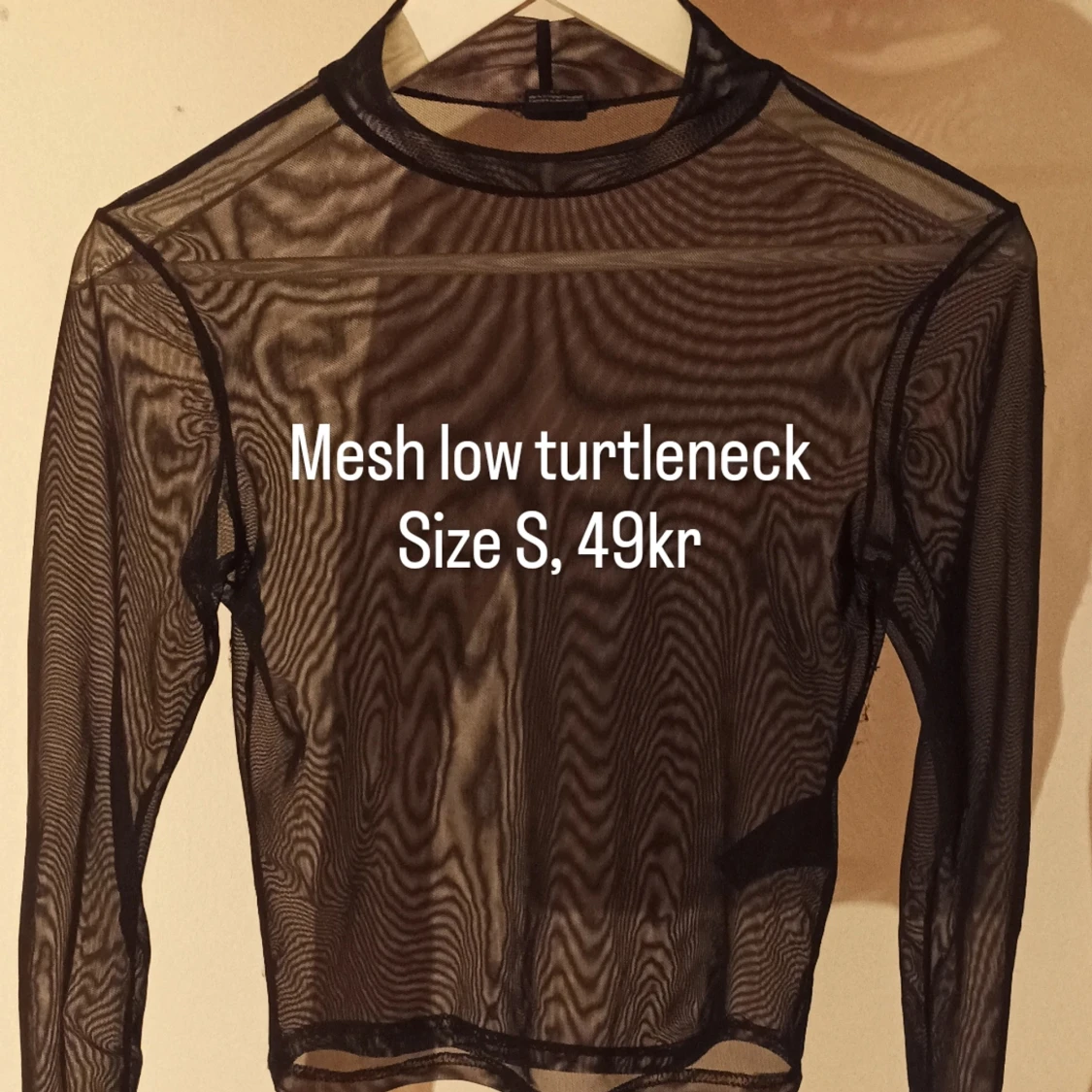 Mesh turtleneck