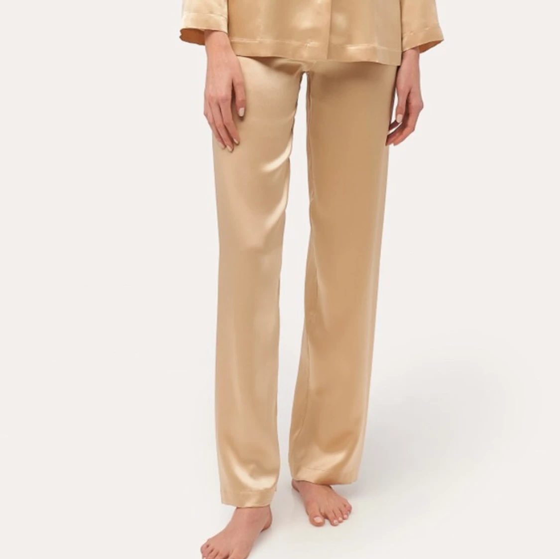 Beiga sidenbyxor byxor pyjamas satin La perla Zalando XS - 91