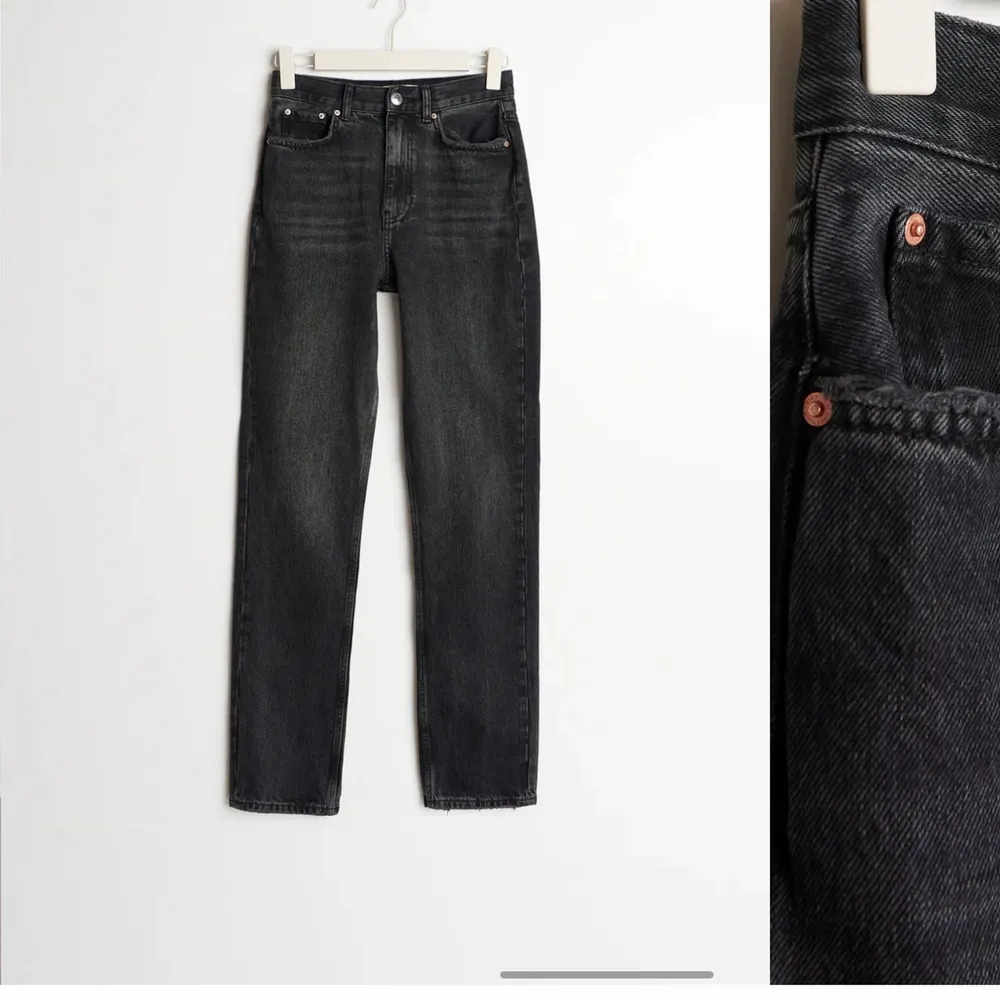 Full length jeans från Gina Tricot oanvända. Nypris 599kr. . Jeans & Byxor.