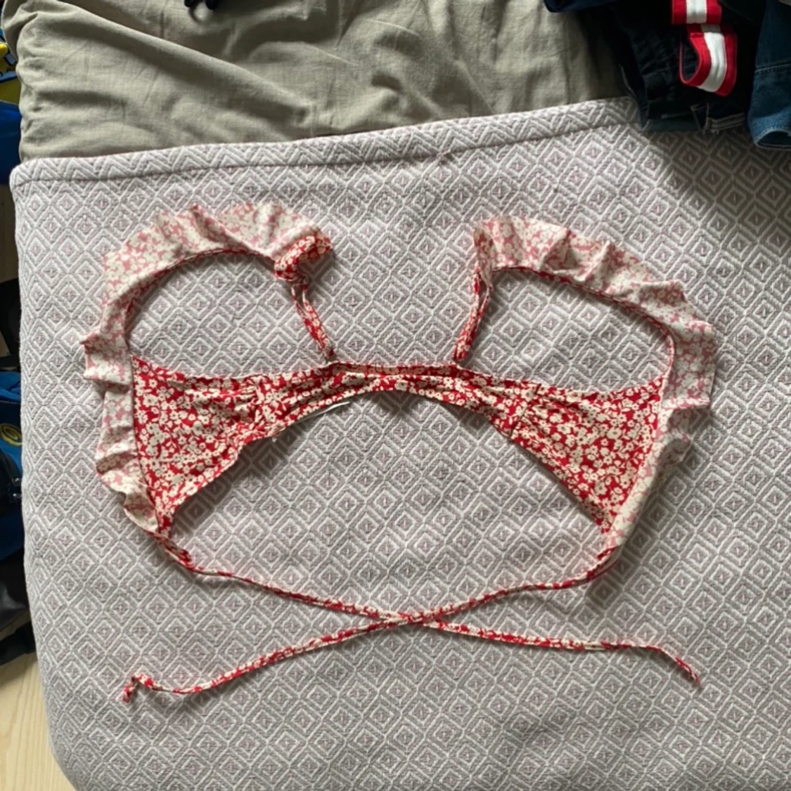 Volang wrap bikini topp - 91