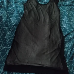 Spets klänning. - En svart spets klänning med mjukt foder. Är icke använd mer än kanske tre gånger. Den har små skönhetsfel (gummifransar som sticker ut) dock så är det inget som stör. Säljer den för att den är för stor. 