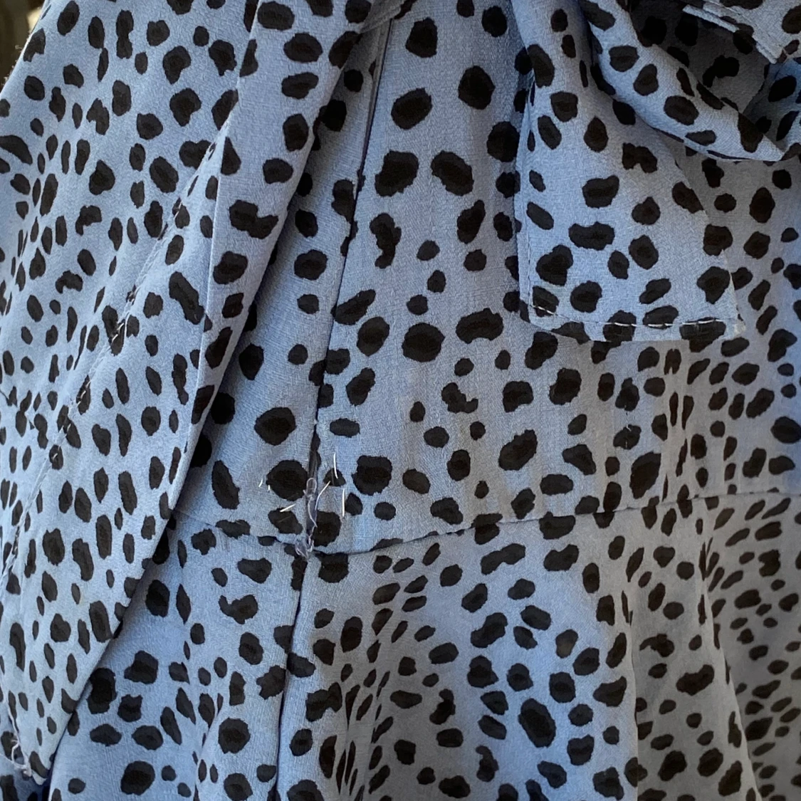 Blå och prickig Skort - 91