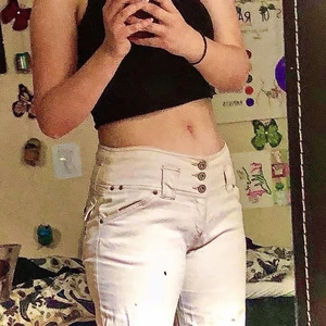 Lågmidjade jeans - Stl M , låga.