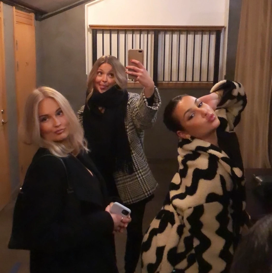 Black & white print jacket