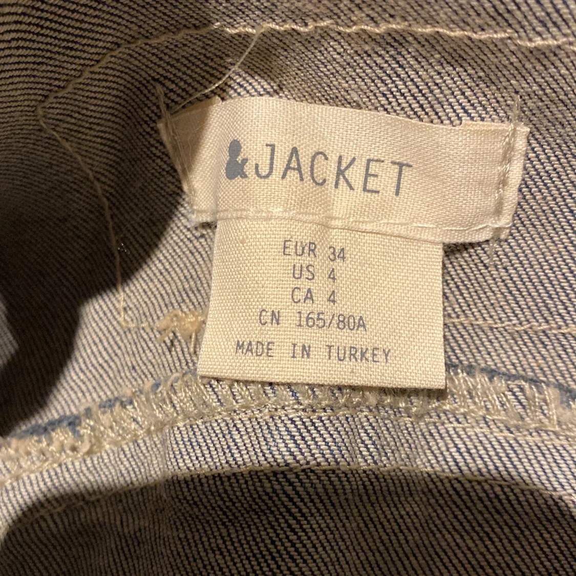 Jeans jacka blå  - 90