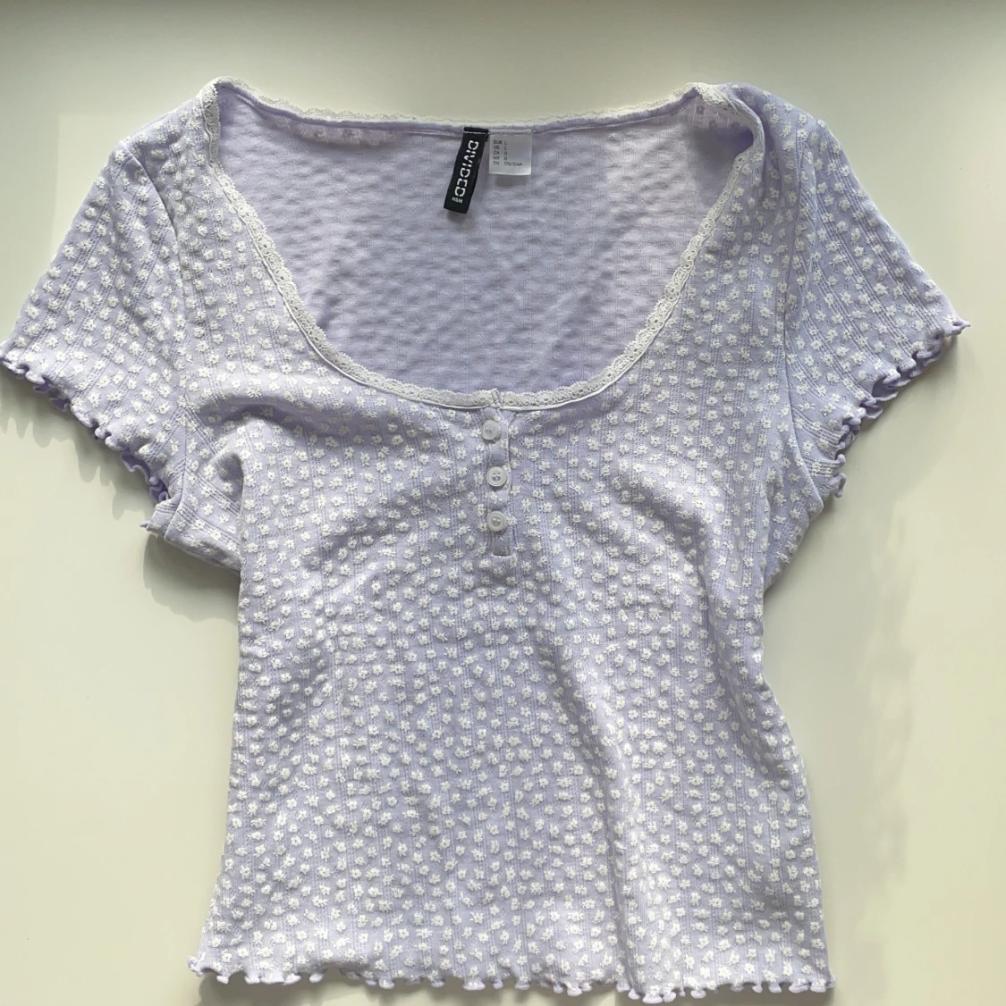 Blommig söt topp från H&M