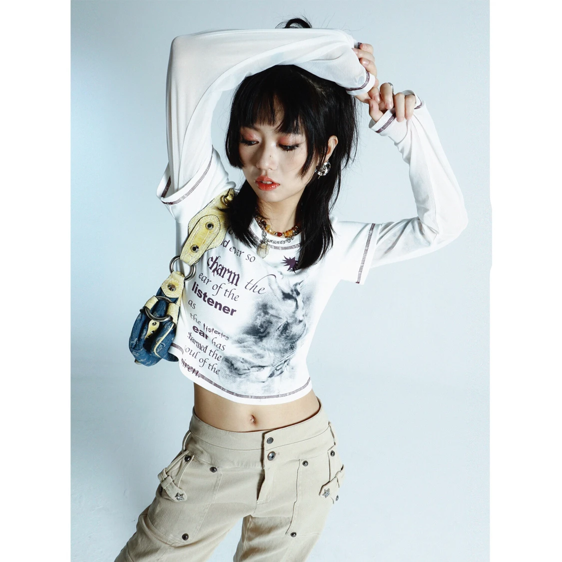 Mesh crop top