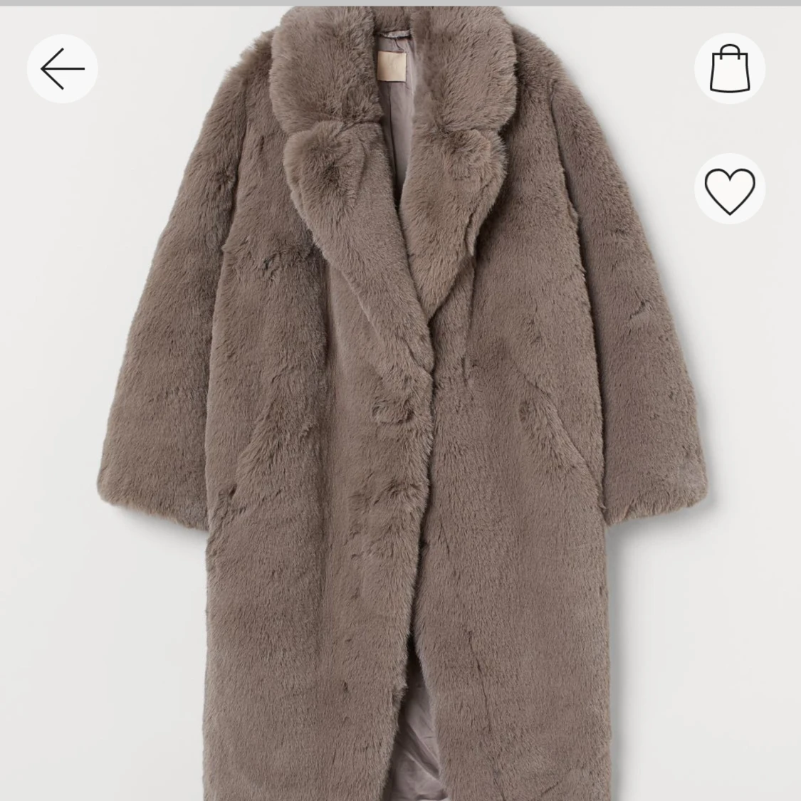 Pälsjacka ej äkta päls - 90