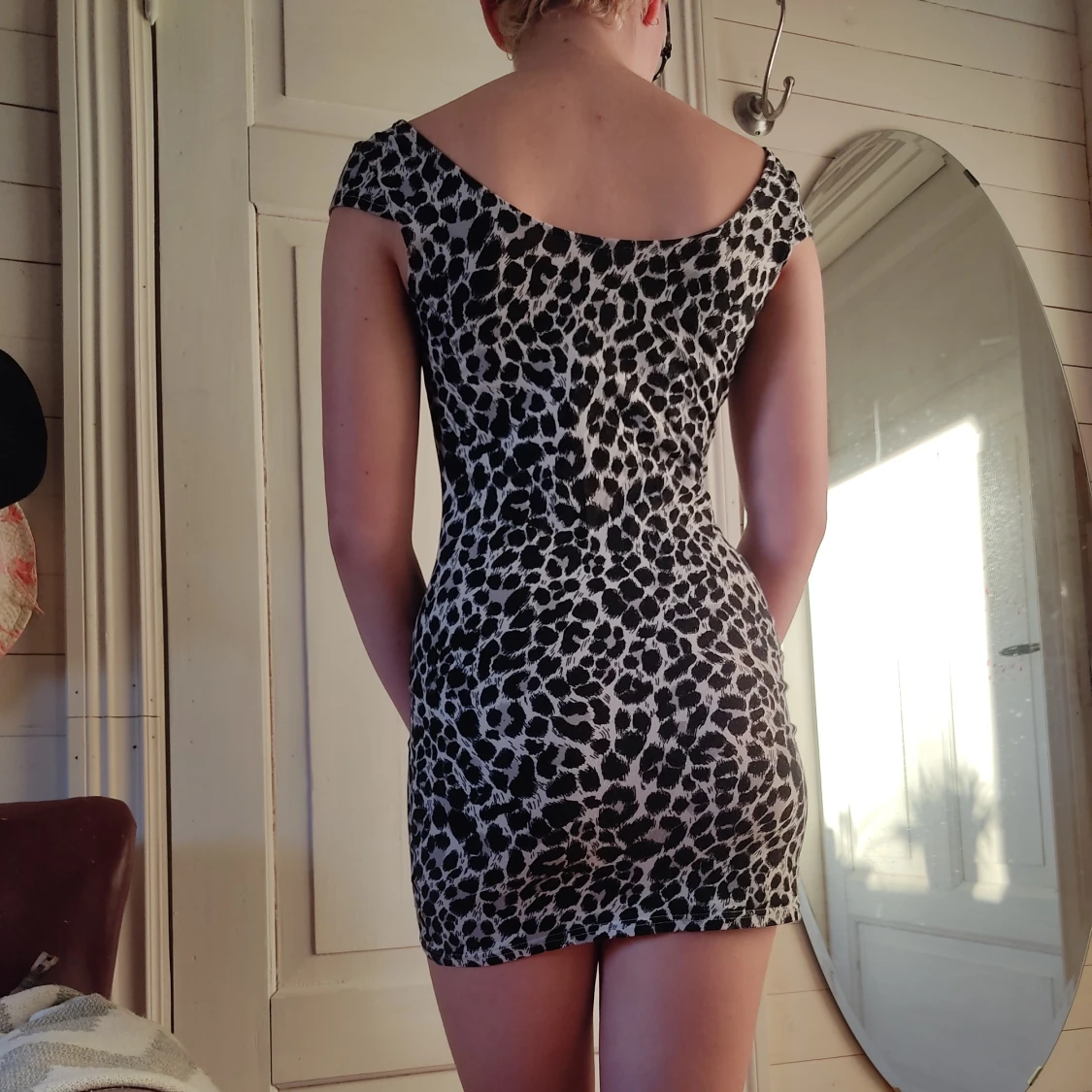 Gepard mönstrad klänning - 90
