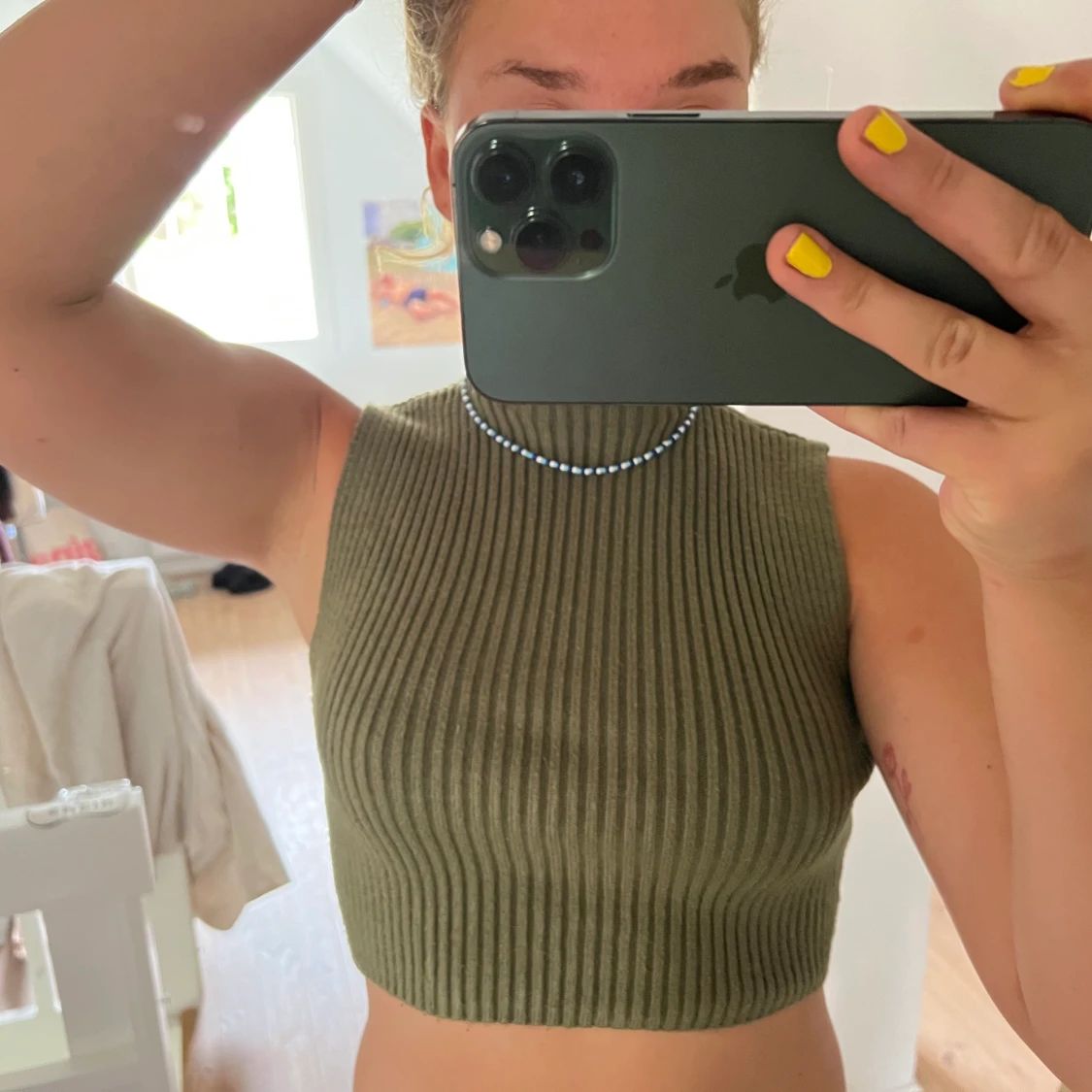 Grön top från zara