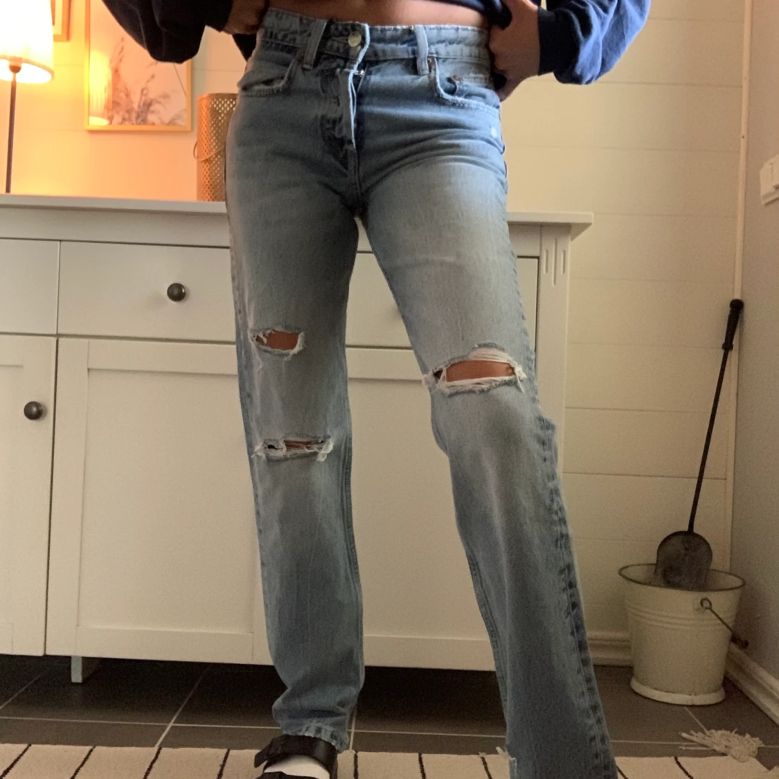 midwaist zara jeans - 90