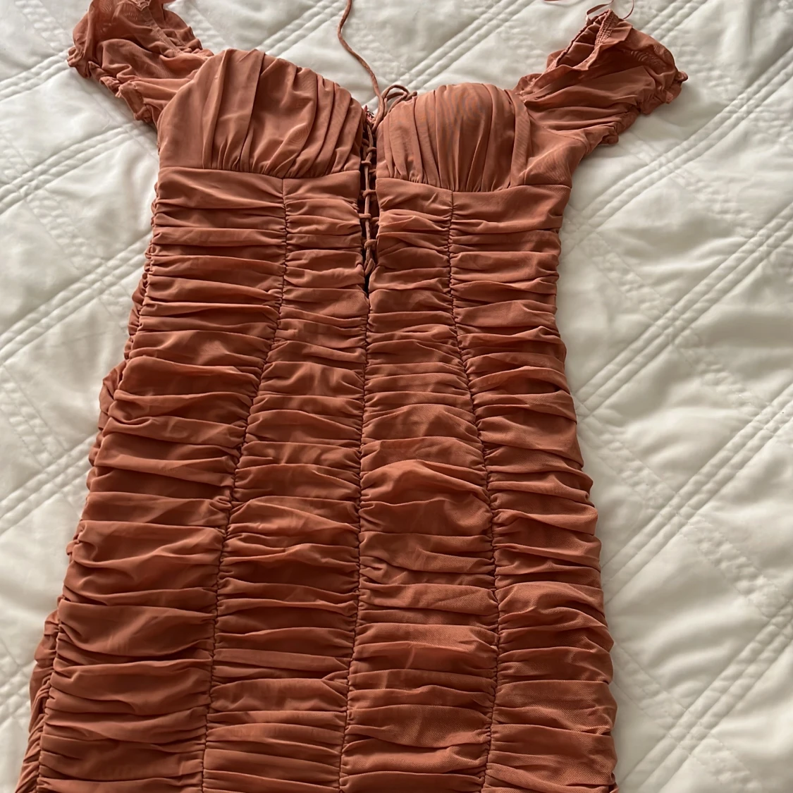 Rosa stretchig klänning 