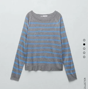 blå/grå randig tröja - säljer denna super fina tröja från zara pga av att det inte kmr någon användning av den på senaste tiden💞 ganska använd förra året men är frf i väldigt bra skick 💙💞