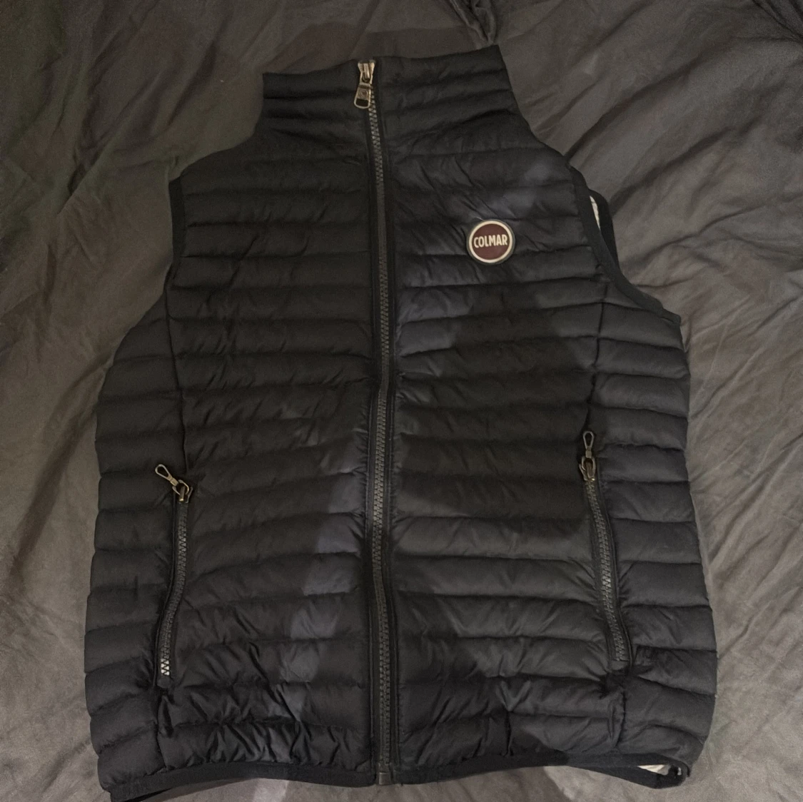 Navy quiltad väst från Colmar - 2