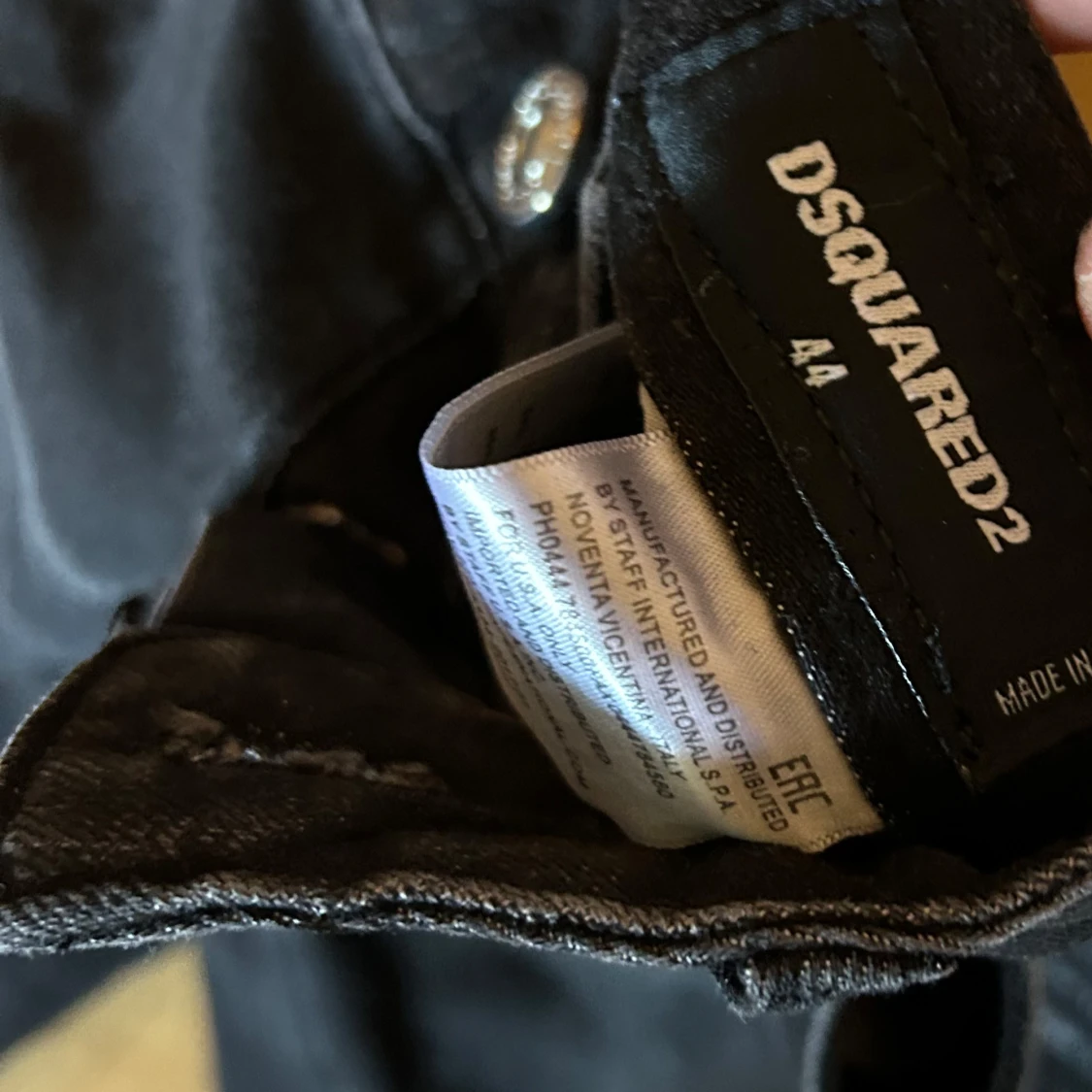 Svarta jeansbyxor från Dsquared2 - 1