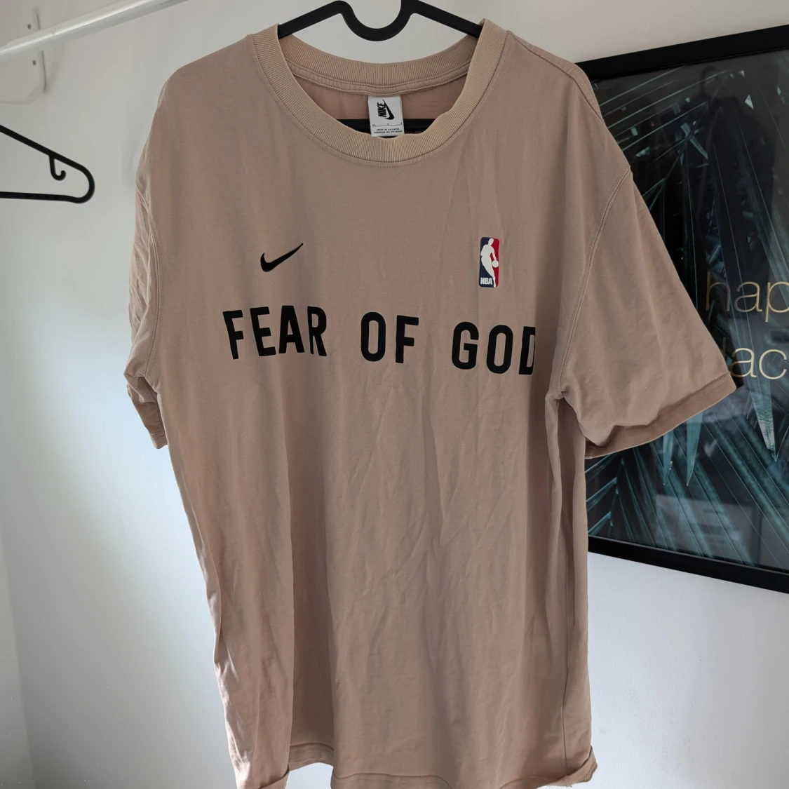Beige t-shirt från Nike x Fear of God