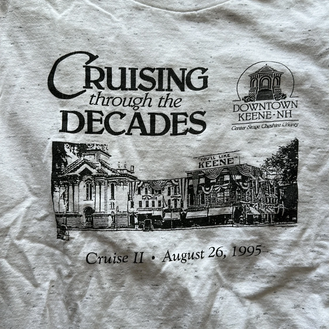 Vit vintage t-shirt - 2