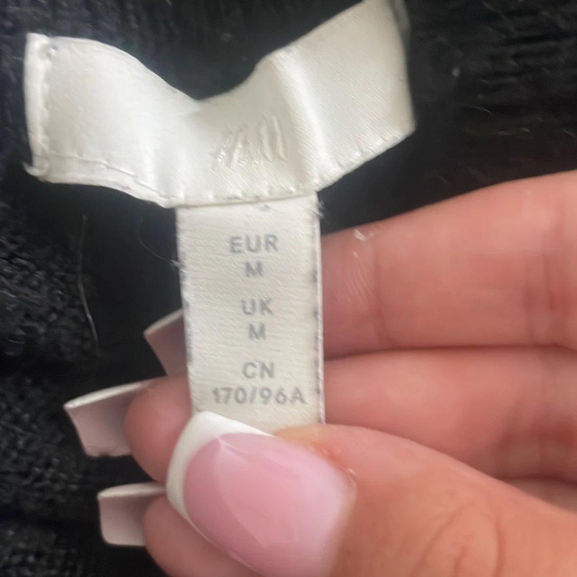Randig svartvit stickad tröja H&M - 2
