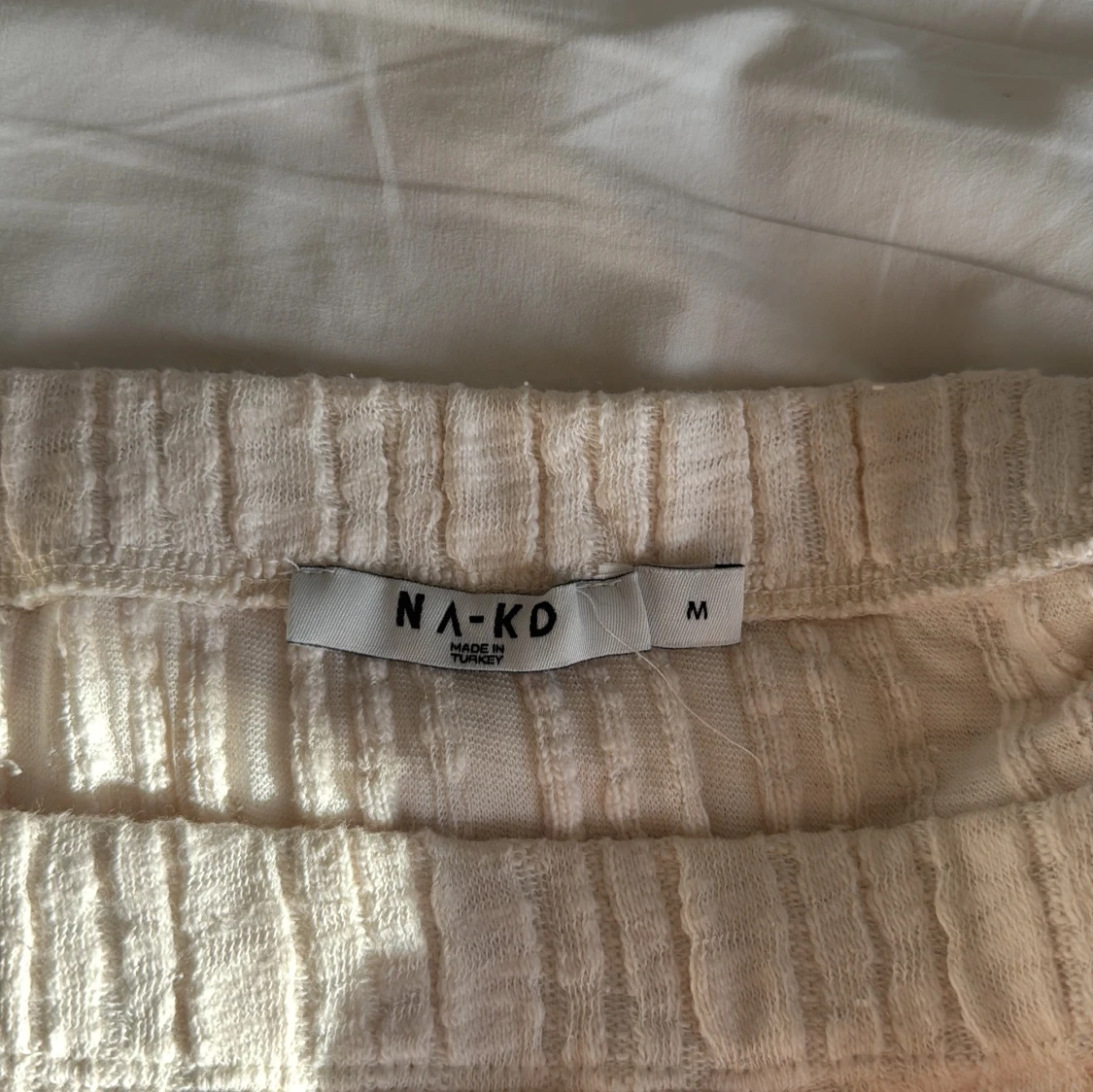 Vit långkjol från NA-KD med slits - 3